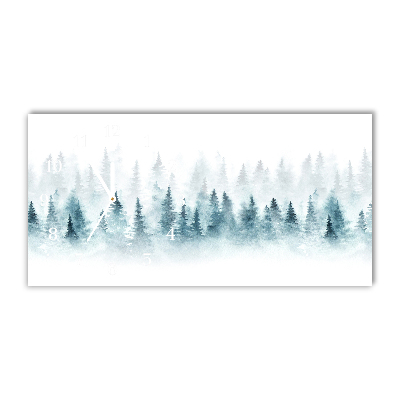 Glasuhr Wald Weihnachtsbaum Weihnachtsschnee