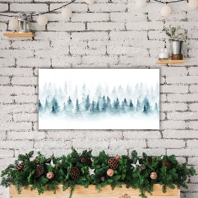 Glasuhr Wald Weihnachtsbaum Weihnachtsschnee