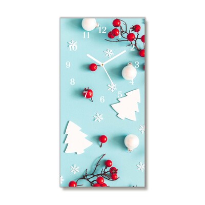 Glasuhr Schneeflocken Ornamente