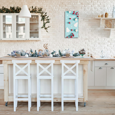 Glasuhr Schneeflocken Ornamente