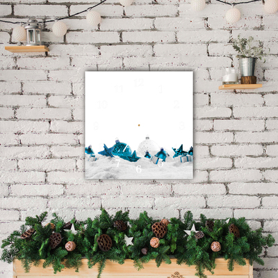 Glasuhr Schneekugeln Weihnachtsschmuck