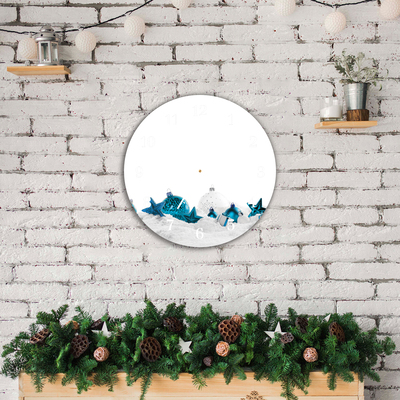 Glasuhr Schneekugeln Weihnachtsschmuck