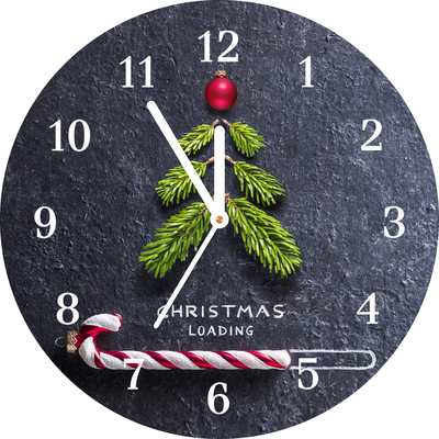 Glasuhr Abstraktion Weihnachtsferien Winter
