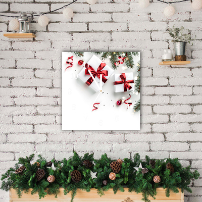Glasuhr Heilige Weihnachtsgeschenke Reisig