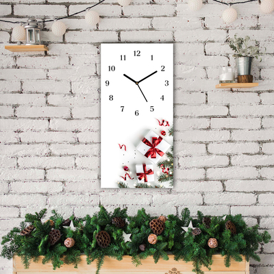 Glasuhr Heilige Weihnachtsgeschenke Reisig