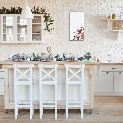 Glasuhr Heilige Weihnachtsgeschenke Reisig