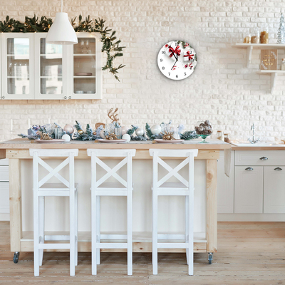 Glasuhr Heilige Weihnachtsgeschenke Reisig