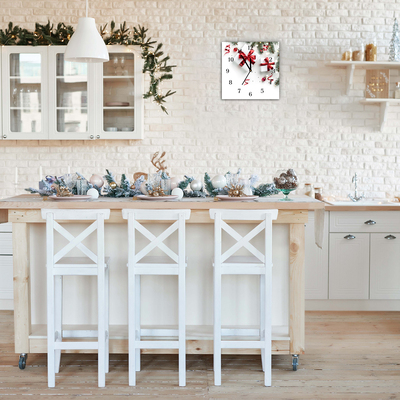 Glasuhr Heilige Weihnachtsgeschenke Reisig