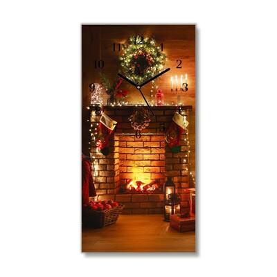 Glasuhr Weihnachten Kamin Weihnachtsgeschenk