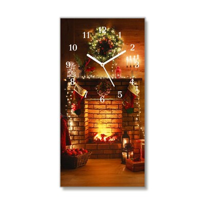 Glasuhr Weihnachten Kamin Weihnachtsgeschenk