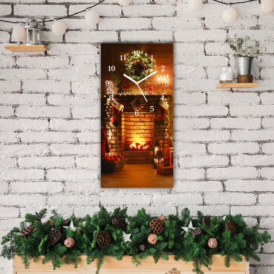 Glasuhr Weihnachten Kamin Weihnachtsgeschenk