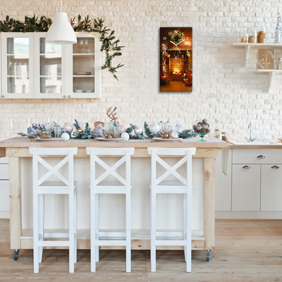 Glasuhr Weihnachten Kamin Weihnachtsgeschenk