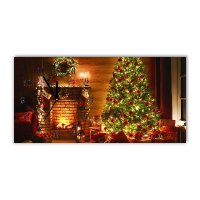 Glasuhr Weihnachten Kamin Weihnachtsgeschenk