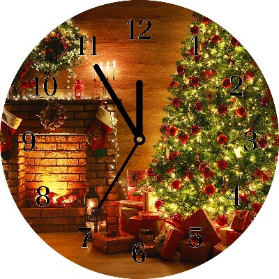 Glasuhr Weihnachten Kamin Weihnachtsgeschenk