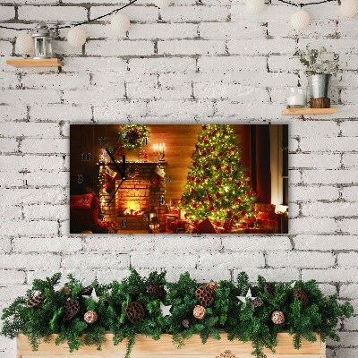Glasuhr Weihnachten Kamin Weihnachtsgeschenk
