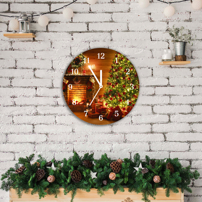 Glasuhr Weihnachten Kamin Weihnachtsgeschenk