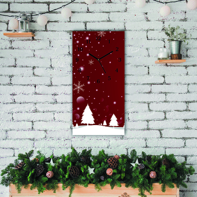 Glasuhr Weihnachtsbaum Weihnachten Schneeflocken