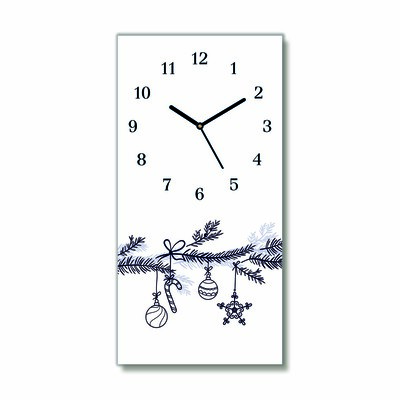 Glasuhr Winterurlaub Weihnachtsschmuck