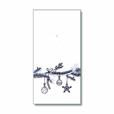 Glasuhr Winterurlaub Weihnachtsschmuck