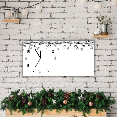 Glasuhr Winterurlaub Weihnachtsschmuck