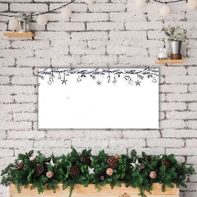Glasuhr Winterurlaub Weihnachtsschmuck
