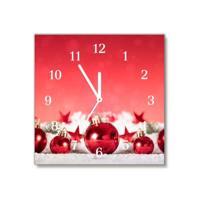 Glasuhr Weihnachtsgeschenk Weihnachtsschnee