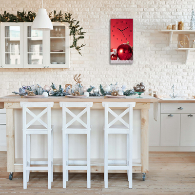Glasuhr Weihnachtsgeschenk Weihnachtsschnee