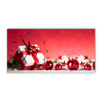 Glasuhr Weihnachtsgeschenk Weihnachtsschnee