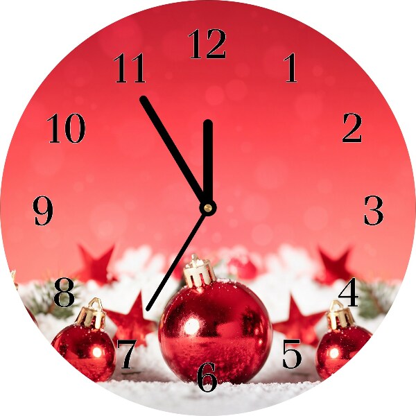 Glasuhr Weihnachtsgeschenk Weihnachtsschnee