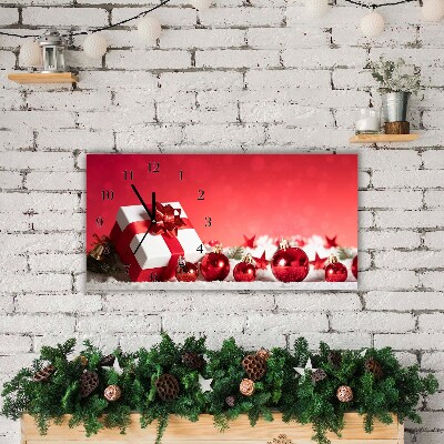 Glasuhr Weihnachtsgeschenk Weihnachtsschnee