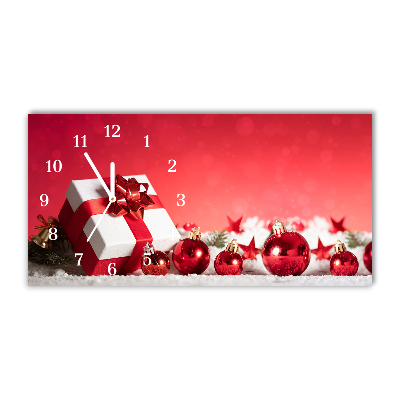 Glasuhr Weihnachtsgeschenk Weihnachtsschnee