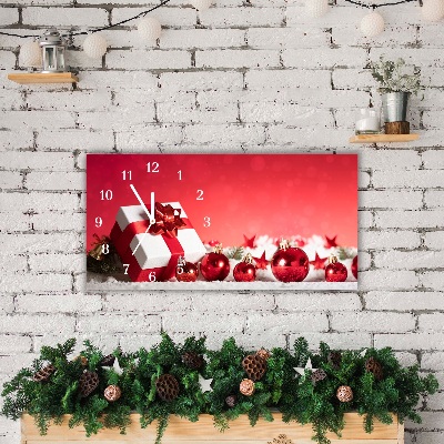 Glasuhr Weihnachtsgeschenk Weihnachtsschnee