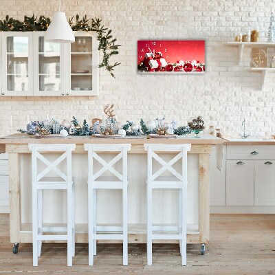 Glasuhr Weihnachtsgeschenk Weihnachtsschnee