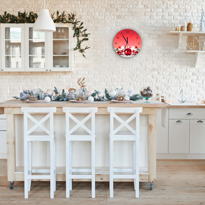 Glasuhr Weihnachtsgeschenk Weihnachtsschnee