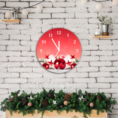 Glasuhr Weihnachtsgeschenk Weihnachtsschnee