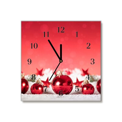 Glasuhr Weihnachtsgeschenk Weihnachtsschnee