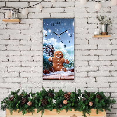 Glasuhr Lebkuchen Weihnachtsferien Schnee