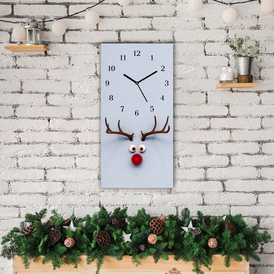 Glasuhr Heiliges Rentier Rudolf