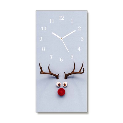 Glasuhr Heiliges Rentier Rudolf