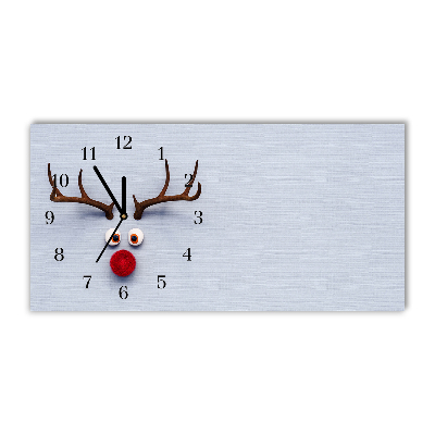 Glasuhr Heiliges Rentier Rudolf