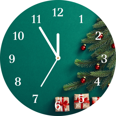 Glasuhr Winterurlaub Weihnachtsgeschenke