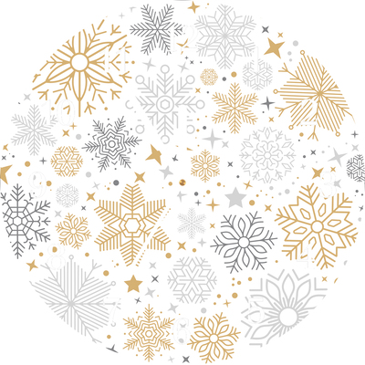 Glasuhr Schneeflocken Weihnachten Winter