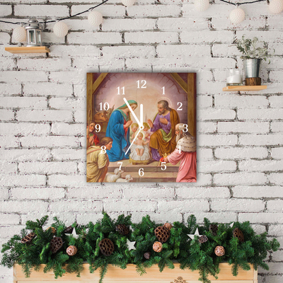 Glasuhr Stabiles Weihnachten Jesus