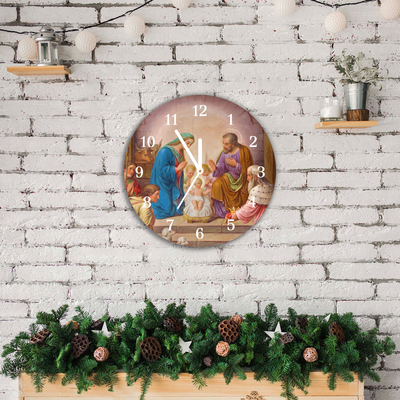 Glasuhr Stabiles Weihnachten Jesus