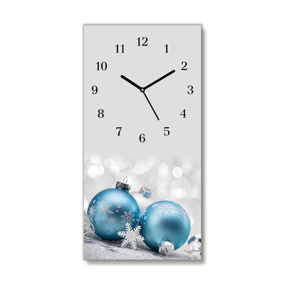 Glasuhr Flitter Winter-Feiertags-Dekorationen