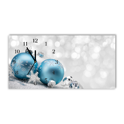 Glasuhr Flitter Winter-Feiertags-Dekorationen