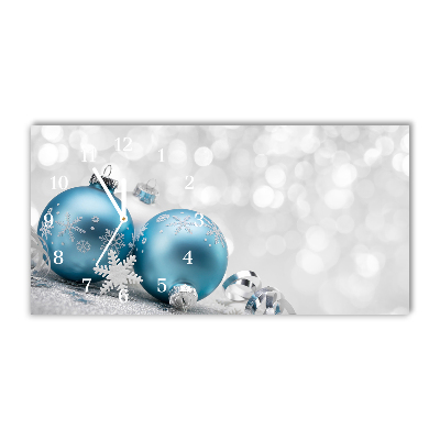 Glasuhr Flitter Winter-Feiertags-Dekorationen