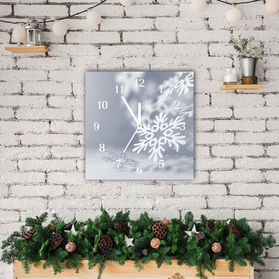 Glasuhr Snowflake Weihnachtsdekoration