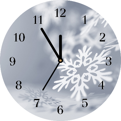 Glasuhr Snowflake Weihnachtsdekoration