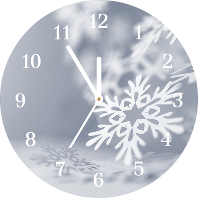 Glasuhr Snowflake Weihnachtsdekoration